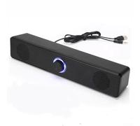 ZMdooreasy Soundbar USB Altoparlante cablato e wireless per uso domestico Compagno perfetto per TV, PC e console di gioco (modello di ricarica)