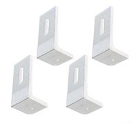 ZMdooreasy Staffe di montaggio del pannello solare del piede della lega di alluminio L per i sistemi fotovoltaici del tetto Progettazione antiurto antivento impermeabile per residenziale o commerciale