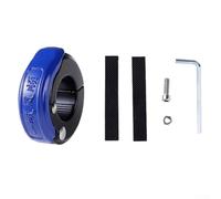ZMdooreasy Supporto per manubrio di moto, in alluminio, per manubrio di moto, moto e veicoli elettrici (blu)