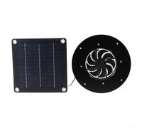 ZMdooreasy Ventilatore di scarico alimentato solare 20W Sistema di ventilazione a risparmio energetico con pannello in silicone per piccoli spazi interni ed esterni di raffreddamento e circolazione