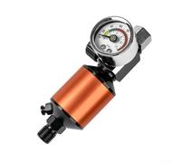 ZMdooreasy Yuzes, regolatore e filtro per compressore d'aria 14 NPT con manometro, controllo della pressione da 0 a 140 PSI, separatore di umidità, olio, polvere, per spray e utensili pneumatici