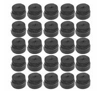 ZMellifluent 25 Pezzi Nastro Adesivo per Impugnatura di Racchette da Tennis, overgrip Super assorbenti e Antiscivolo per Racchette da Tennis, Badminton, Squash e canne da Pesca, Morbida Fascia (Nera)