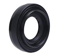 ZMellifluent Adattatore Obiettivo M42 a M42 con Diaframma Iris Metallico Regolabile 1.5-26mm, Controllo Manuale della Priorità di Apertura in Metallo Nero, per Accessori Fotografici DSLR