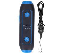 ZMellifluent Fischietto elettronico con 3 Toni e 3 Livelli di Volume, Fischietto da Allenamento a Soffio Libero, Fischietto Sportivo con Luce LED e Cordino per Allenatori, addestramento di (Blu)