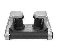 ZMellifluent Rullo di Guida per Prua della Barca, Rullo per Bitte e parabordi marini, Ruota di Calzata in Alluminio antiruggine con Rullo Liscio per funi, Hardware Marino Resistente per