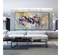 ZMFBHFBH Stampa Colorata Incorniciata Arte della Parete Poster Oversize Nordic Grandi Dimensioni Immagini da Parete Soggiorno Decorazione Domestica Cuadros 100x200cm(39x78in) con Cornice