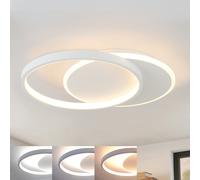 ZMH LED Deckenleuchte Dimmbar Deckenlampe mit Fernbedienung 35W mit 2 Rund Ring [EEK: B]