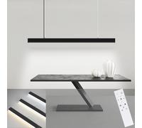 ZMH Pendelleuchte LED Hängelampe CCT Dimmbar 107CM mit Fernbedienung Lang Linear
