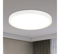 ZMH plafoniera LED plafoniera camera da letto - camera da letto lampada piatta da bagno Ø22cm illuminazione da soffitto cucina 15W lampada da cucina IP44 rotonda bianco caldo per corridoio bagno