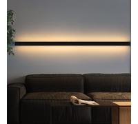 ZMH Wandlampe led Wandleuchte innen Flurlampe Bettlampe Wandbeleuchtung Schwarz [EEK: B]
