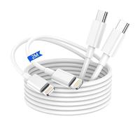 ZMHPJQ 2M iPhone Cavo Caricatore USB C [Certificato MFI] 2pack cavetto di ricarica veloce di tipo C to lightning fast charger Cavi per apple iPhone14 13 12 Pro Max Mini/11/XS/X/2020 SE/ipad bianco