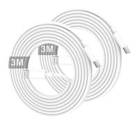 ZMHPJQ Cavo USB C Lightnning 3m - Set di 2 [Certificato MFi] Quick Tipo C Cavo di ricarica Caricabatterie Tipo C Cavo Caricabatterie per iPhone 14 13 12 Pro Max Mini/11/XS/X/8 Plus/2020 SE/iPad