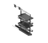 ZMHPLKH Scarpiera estraibile regolabile per armadio, soluzione di stoccaggio in metallo con ampia capacità, organizer verticale per stivali, tacchi e scarpe da ginnastica