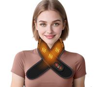 ZMHWANY Cuscino riscaldante senza fili per alleviare il dolore, massaggiatore elettrico USB riscaldato con 3 impostazioni di calore, alimentato da batteria da 3000 mAh per un efficace rilassamento