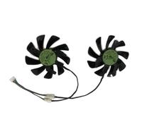 ZMHYGEW 2 Pezzi FD9015U12S, Ventola per schede grafiche GPU, per Radeon per Sapphire RX 580 2048SP 8G D5, Raffreddamento Video VGA T129215SU(DIY T129215SU)