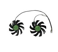 ZMHYGEW 2 Pezzi T129215SH T129215BU, dissipatore GPU, Ventola Scheda Grafica, per PowerColor RX6700XT 12 GB RX5700 8 G R9 380X, per Kuroutoshikou RD-RX6600(T129215SH)