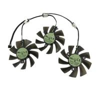 ZMHYGEW 3 Pezzi di dissipatore Fai da Te, T129215BU, Ventola Raffreddamento per schede Video VGA GPU grafiche, per Powercolor RX 5700 XT 5700XT per Red Devil 8 GB