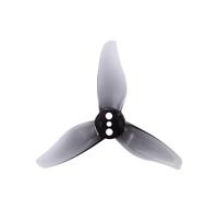 ZMHYGEW 4 Coppie per GEMFAN per Hurricane 2023 Puntelli per PC a 3 Pale - 2x2,3", Fori da 1/1,5 mm, Adatti per Motore 1105-1108 per Micro droni FPV Parti di droni(4pairs Grey 1.5mm)