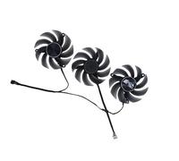 ZMHYGEW Dissipatore Video VGA, Ventola per Scheda Grafica, FD8015U12D, per Emtek per RTX 3070Ti Black Edition D6X, per Leadtek per WinFast 3070 per Life ES(Triple FD8015U12D)