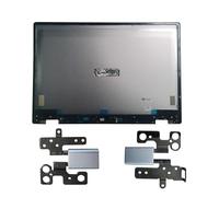 ZMHYGEW per ASUS per VivoBook per Flip 14 TP412 TP412U TP412UA TP412F TP412FA Touch Series Top Case Laptop LCD Back Cover/LCD Hingess(Silver A Hinges)