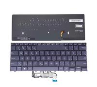 ZMHYGEW per AZERTY per Belga per Ceco UK GB Tastiera retroilluminata per ASUS per ExpertBook B9 B9400 B9400CEA CBA B9450 B9450FA 0KNB0 1620UK00 1620CS00(CS Backlit)