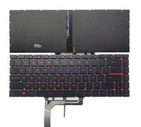 ZMHYGEW per MSI GF63 8RC 8RD MS-16R1 MS-16R4 GF65 per Thin 9SD 9SE 10SD 10SE MS-16W1 GS65 GS65VR MS-16Q1 Tastiera per Laptop Russa/Spagnola(Red Spanish)