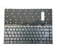 ZMHYGEW per MSI MS-14D1 MS-14D3 MS-1552 per Modern 14 - B11S B10MW B10RASW B10RBSW B11M Tastiera per Laptop US Grigio Bianco retroilluminata