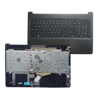 ZMHYGEW per poggiapolsi Superiore per Tastiera per Laptop HP 15-da 15-Db 15T-da 15T-Db 250 255 G7 TPN-C135 TPN-C136 Russo/USA/UK/Francese/Spagnolo/Latino(Glossy UK type2)