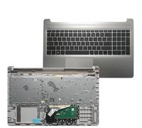 ZMHYGEW per poggiapolsi Superiore per Tastiera per Laptop HP 15-da 15-Db 15T-da 15T-Db 250 255 G7 TPN-C135 TPN-C136 Russo/USA/UK/Francese/Spagnolo/Latino(Silver FR type1)