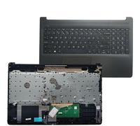 ZMHYGEW per poggiapolsi Superiore per Tastiera per Laptop HP 15-da 15-Db 15T-da 15T-Db 250 255 G7 TPN-C135 TPN-C136 Russo/USA/UK/Francese/Spagnolo/Latino(Glossy UK type1)