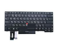 ZMHYGEW Tastiera AZERTY Francese, Britannica, Tedesca, Russa, retroilluminata per Lenovo ThinkPad E480 E485 E490 E495 L380 L390 T490 01YP000 CMSNBL-83US(Russian No Light)