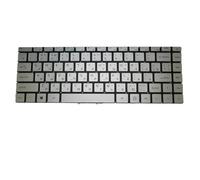 ZMHYGEW Tastiera per Laptop per Haier U144S U144E Senza Cornice Argento Russo RU