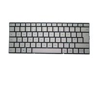 ZMHYGEW Tastiera per Microsoft per Surface per Book 2st 15 1793 1813 Tedesco GR/US/Giapponese JP/Regno Unito/Svizzero SW Argento MSM16G53US9528(United Kingdom UK)