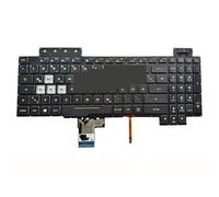 ZMHYGEW Tastiera retroilluminata RGB Russa UA per ASUS per TUF per Gaming FX505 FX705 FX504 RU Arabo Tedesco Turchia Tasti in Cristallo 0KNR0-6812RU00(German RGB Light)