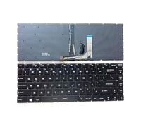 ZMHYGEW Tastiera retroilluminata Russa Spagnola statunitense per MSI GF63 8RC 8RD MS-16R1 MS-16R4 GF65 per Thin 9SD 9SE 10SD 10SE MS-16W1 GS65 GS65VR MS-16Q1(Silver)