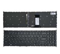 ZMHYGEW Tastiera Russa per Laptop Acer per Aspire 7 A715-74G A715-75 A715-75G N17C2 N19C5 Nera Senza Cornice(RU with Backlit)