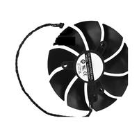 ZMHYGEW Ventole per schede grafiche VGA per EVGA per GeForce per RTX 2060 XC Ultra per Gaming 6 GB GDDR6 Dual HDB 06G-P4-2166-KB PLA09215S12H PLD09220S12HS(Long Cable Fan)