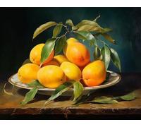 ZMHZMY Dipingi coi numeri per adolescenti, kit per dipingere con i numeri, natura morta, pittura con i numeri, per adulti, fai da te, kit di decorazione artistica pre-stampato, 40 x 50 cm