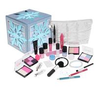 ZMILE COSMETICS Beauty - Calendario dell'Avvento Snowflake Puzzle Cube Ice Blue, 24 sorprese per truccarsi e acconciare, con cosmetici vegani