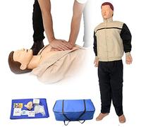 ZMIN CPR Manichino didattico Adulto, Professionale Formazione Manichino Primo Soccorso Modello Medico Umano per Addestramento al Pronto Soccorso