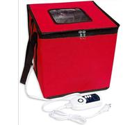 ZMIN Lievitatore per Impasto con Riscaldatore,Controllo Preciso della Temperatura, per Fare Il Pane A Lievitazione Naturale per Preparare Pane, Yogurt, Natto,Red a,43cm