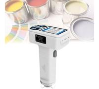 ZMJGLL Colorimetro Digitale ad Alta Precisione, Strumento per Abbinamento Colori della Vernice con Display LED, Porta di Misura da 8mm e 10 Set di Campioni Standard, modalità Colore Lab e Lch