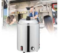 ZMJGLL Distributore Elettrico di Formaggio con Pompa, Temperatura Regolabile per Salsa al Cioccolato Fondente e Salsa al Formaggio per Nachos, capacità 2,4 Litri, per Uso Commerciale.