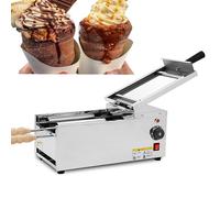 ZMJGLL Forno Elettrico per Torte con 2 Pezzi a Rullo, Macchina a rulli per Cake Pop, 1500 W Ice Cream Cone Grill Maker, per Ristorante Cucina Domestica Snack Bar