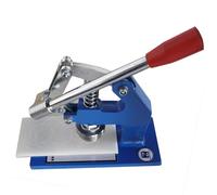 ZMJGLL Macchina Manuale per Il Taglio della Pelle,Macchina per fustellatura per Piastra di goffratura,Diametro Lama 35,7 mm,Spessore di Taglio 0-10 mm,Macchina per campionamento a Pressione