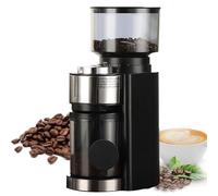 ZMJGLL Macina caffè Elettrico. Macinacaffè per Chicchi con 25 Impostazioni di Macinatura Precise. Contenitore per Chicchi da 250 g, Macinacaffè a Cono Anti-statico da 80W per caffè Filter (Black)