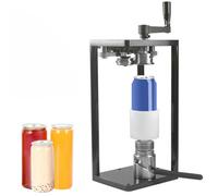 ZMJGLL Sigillatore Manuale per lattine e pressa per barattoli con portabicchieri Multipli, Altezza di sigillatura Regolabile per Bottiglie di Varie Dimensioni, per Uso Domestico e Commerciale