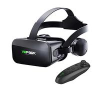 ZMKY VR - Occhiali universali per realtà virtuale, con manico wireless, protezione degli occhi, in vetro morbido e confortevole, 3D VR (realtà virtuale) per bambini e adulti