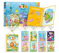 ZMLM 24 Libri da Colorare con acqua gadget compleanno bambina bambino bambini, Riutilizzabili mini libri da colorare Magico Pittura per di 4-8ann regalini fine festa compleanno bambini (24Classica)
