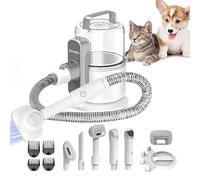 ZMMO Pet Grooming Vacuum, 6 in 1 Dog Grooming Kit with 3 Suction Mode and Large Capacity Dust Cup, Dog Vacuum for Shedding Grooming and Pet Vacuum for Dog Hair at Home